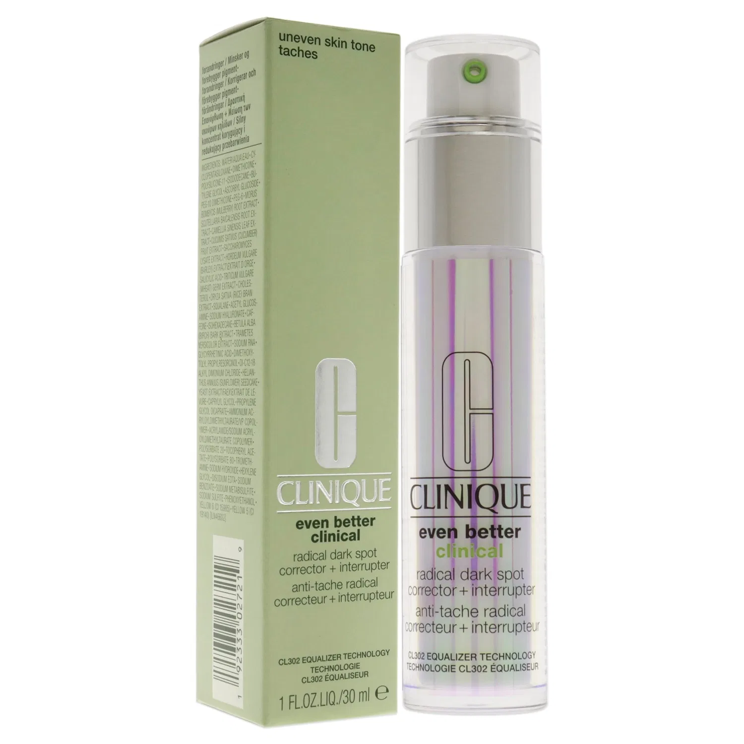 Сыворотка для лица Even Better Clinical Radical Dark Spot Corrector + Interrupter Clinique, 30 мл