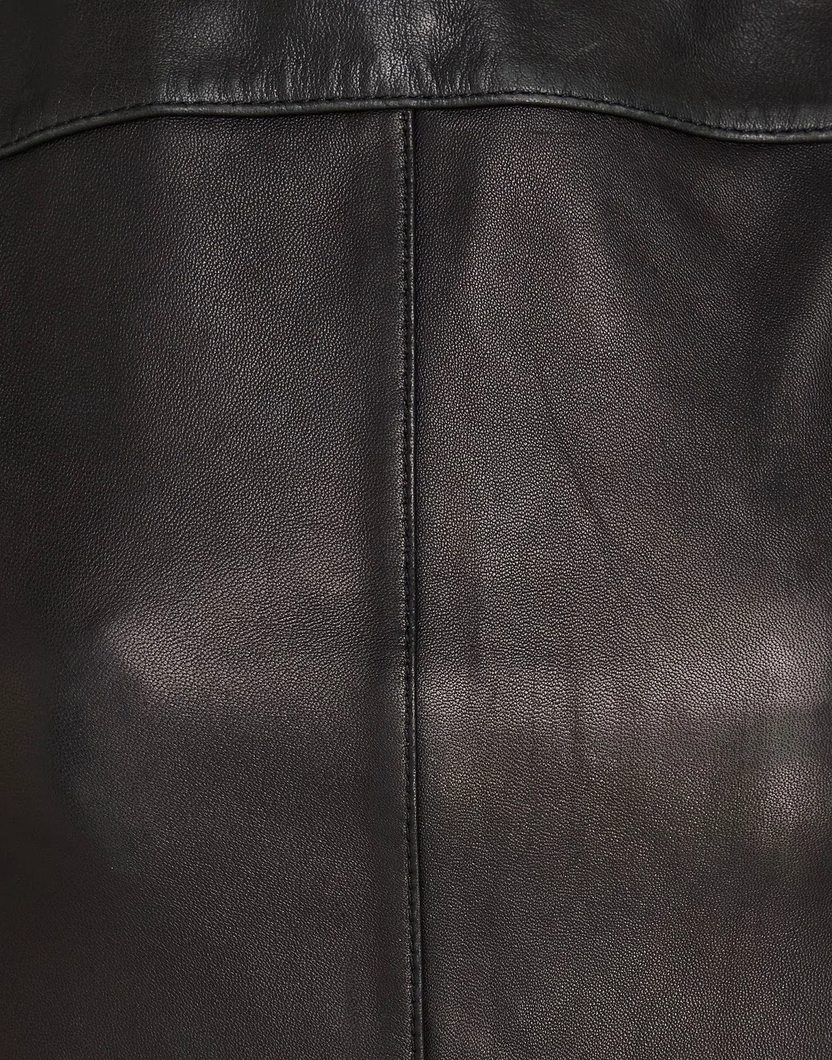 Женское платье-бодикон из кожи Acne Studios, черный — фото 4