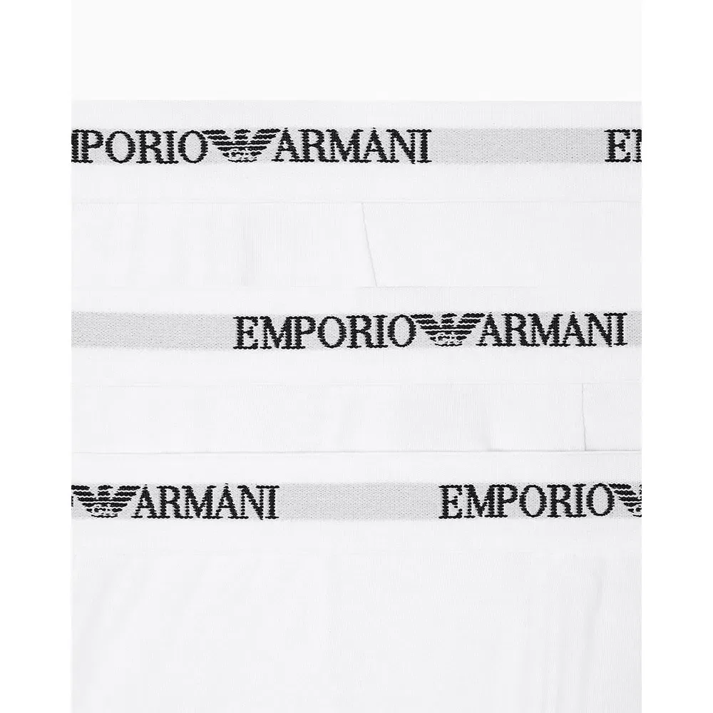 Боксеры 3 штуки Emporio Armani, белый — фото 4