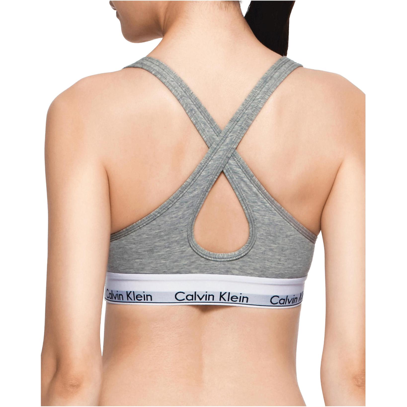 Бюстгальтер Calvin Klein Modern Cotton Light Lined, серый — фото 3