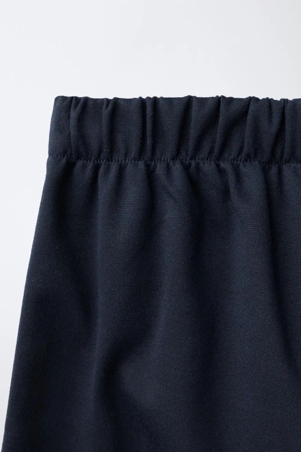 Плиссированные широкие брюки ZARA, Navy blue — фото 4