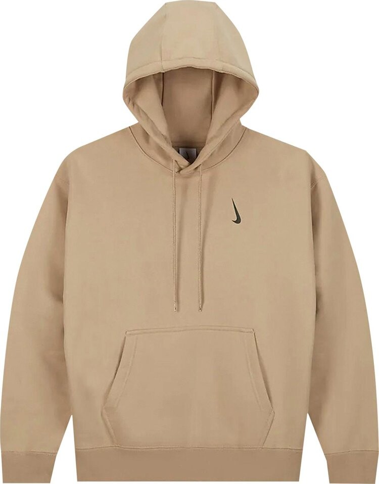 Худи Nike x Billie Eilish NRG Fleece Hoodie 'Mushroom/Sequoia', загар — фото 2