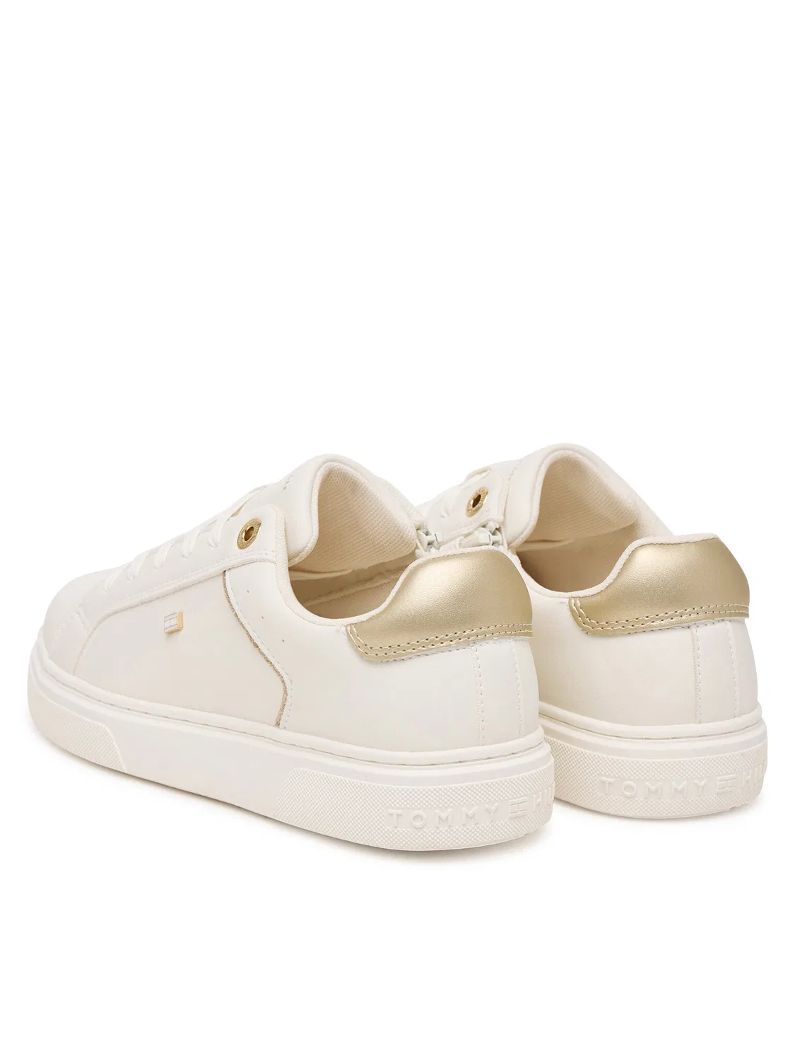 Кроссовки для девочки Low Cut Lace-Up Tommy Hilfiger, белый — фото 3