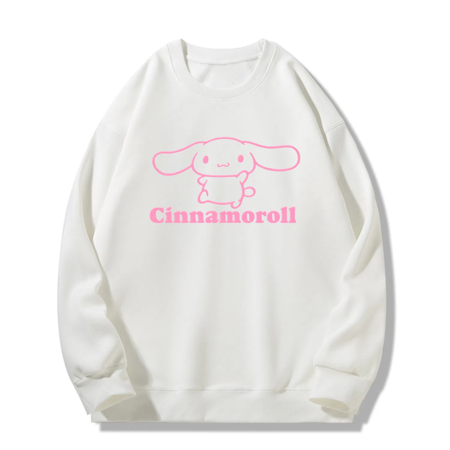 Детская толстовка с принтом x Cinnamoroll Sanrio, White Light Pink