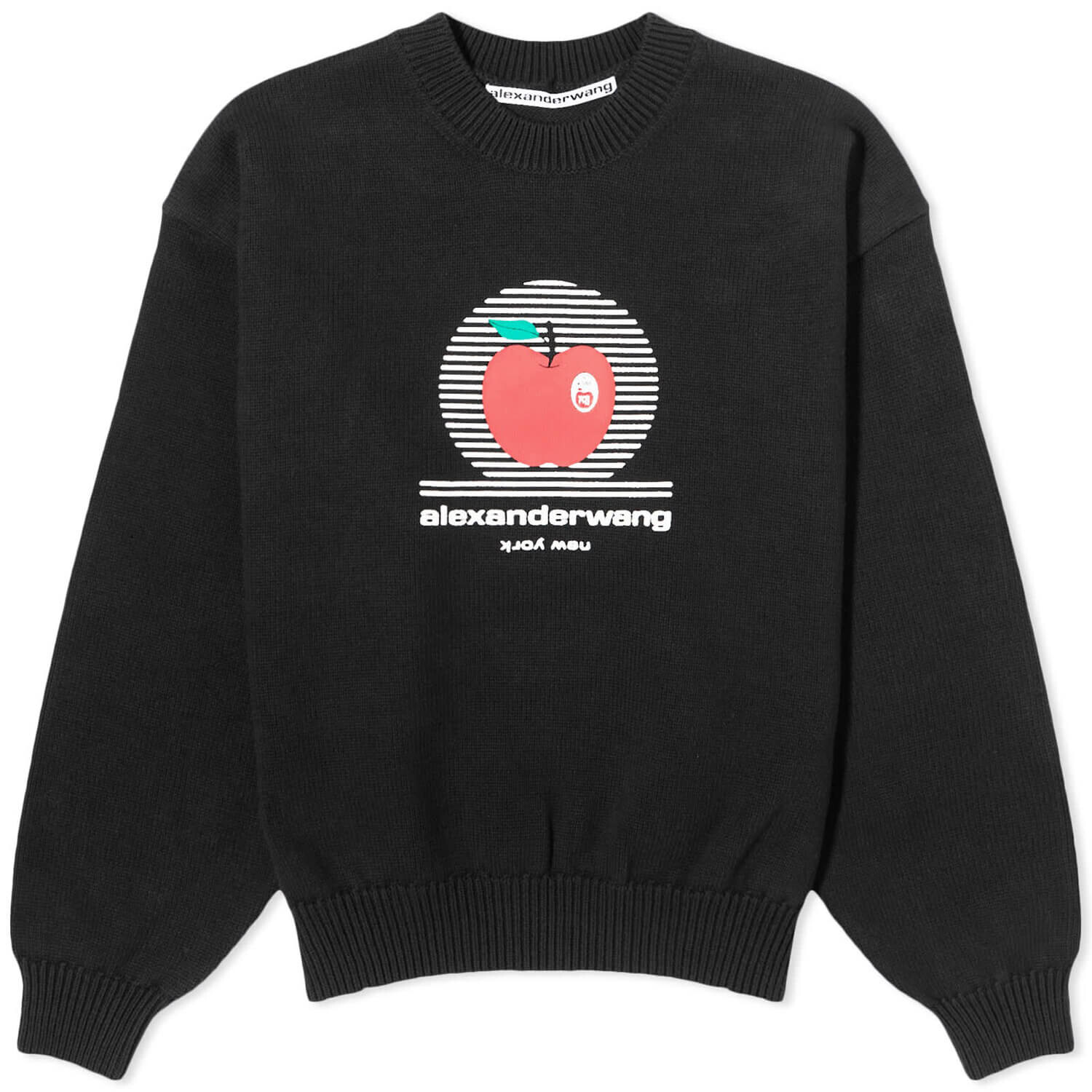 

Свитер Alexander Wang Crew Sweat, черный