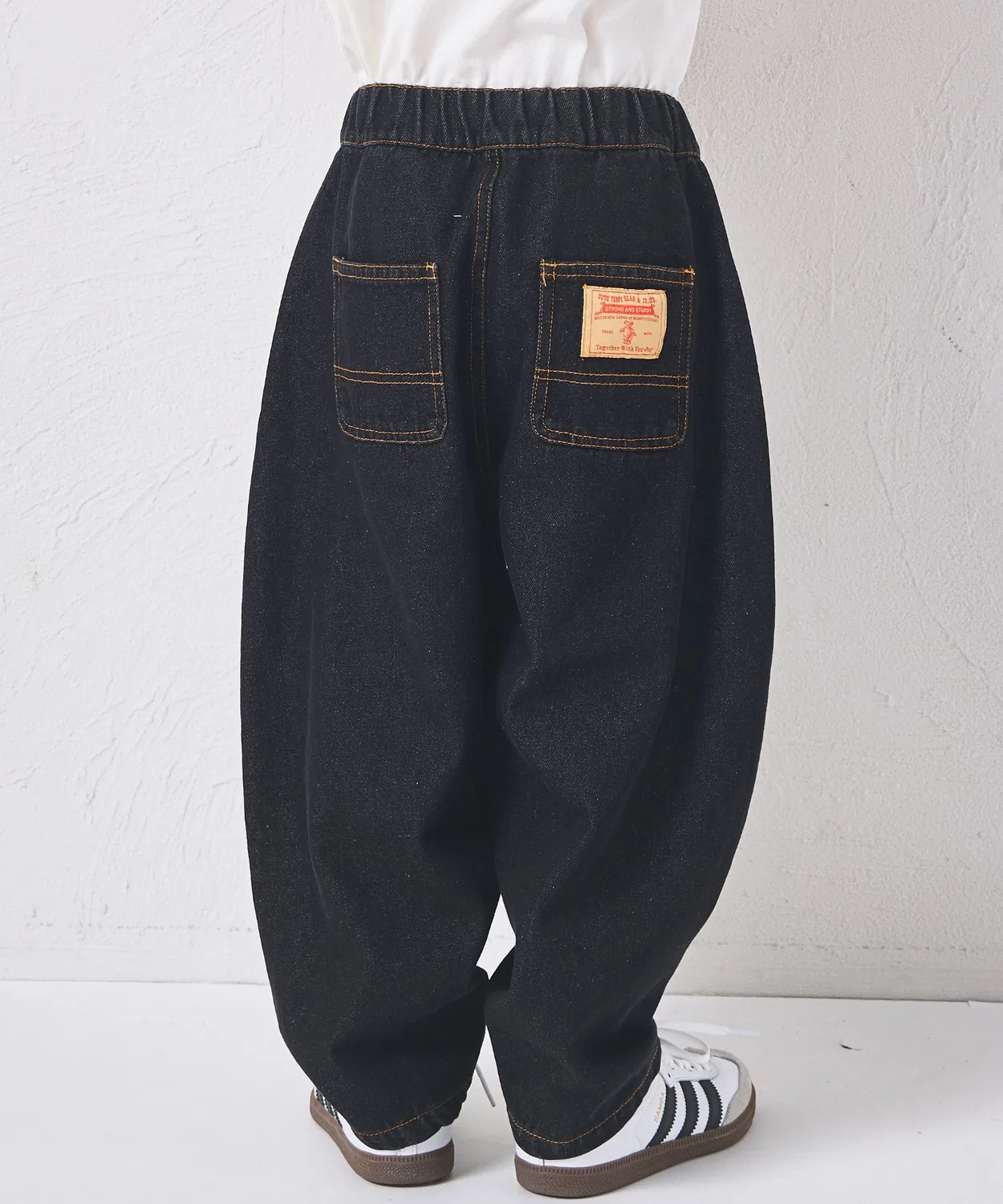 Детские джинсы с именной биркой, модель Curve Denim, pairmanon, Blue — фото 3
