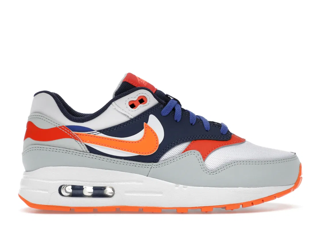 Детские кроссовки Lifestyle Nike Air Max 1 SE, Light Silver/Midnight Navy/Astronomy Blue/Total Orange