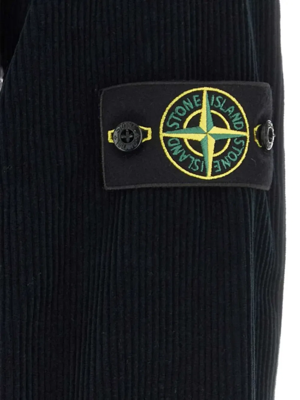 Вельветовая рубашка 1200016 800 Stone Island, черный — фото 3