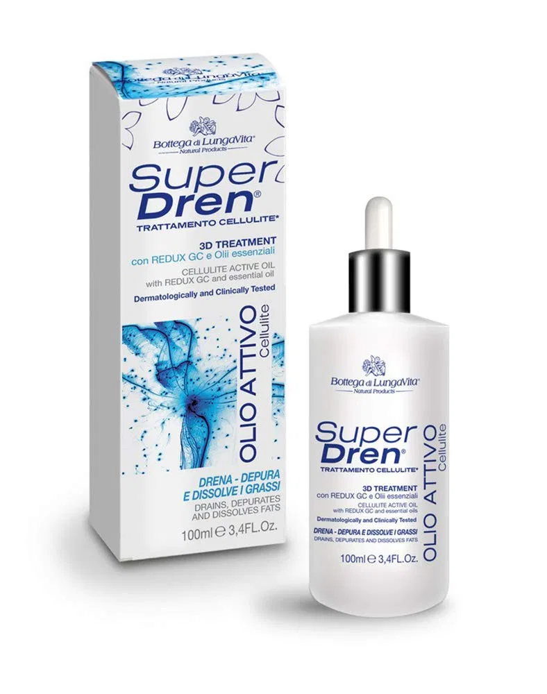 Масло для тела Super Dren Active Oil, Bottega Di Lungavita, 100 мл, Almond