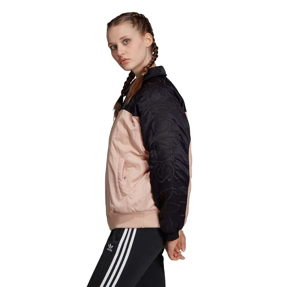 Зимняя куртка-бомбер Adidas Originals Ash Pearl/Black — фото 3