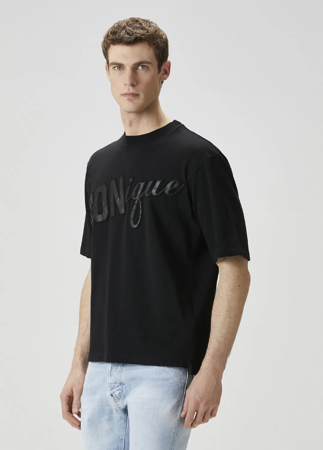 Футболка с принтом Iconique Dsquared2, black — фото 3