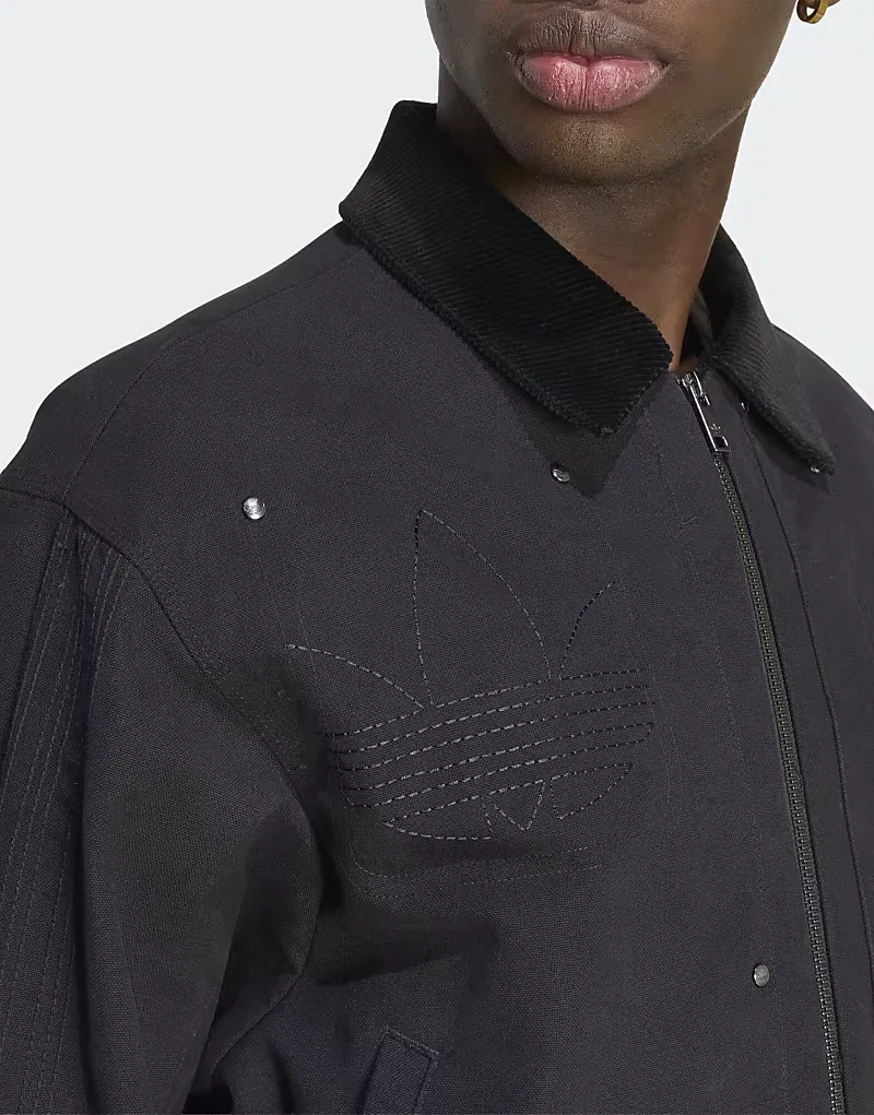 Бомбер Adidas Originals Premium Essentials, черный — фото 4