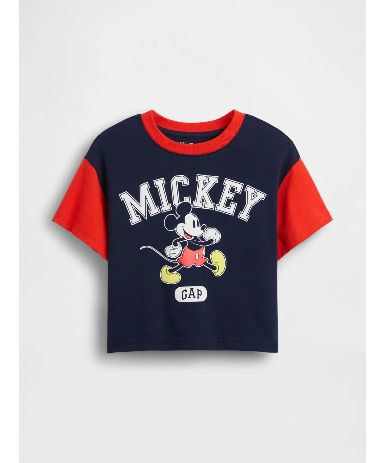 Детская футболка с принтом Микки Мауса Gap, Navy