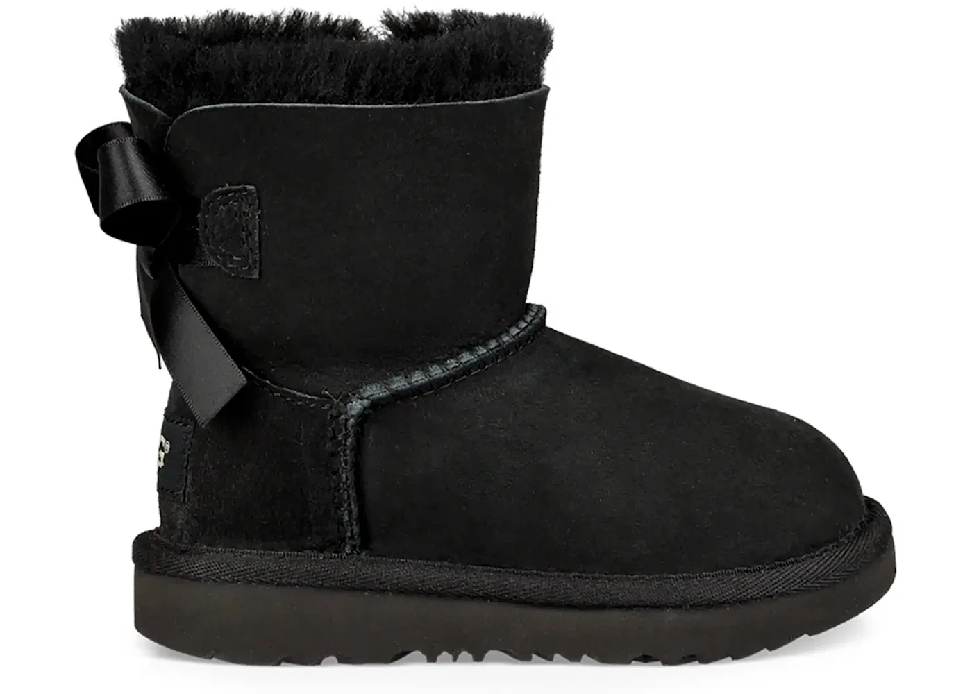 Детские ботинки с бантом UGG Mini Bailey Bow II Boot, Black