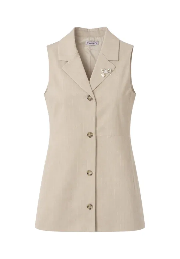 Платье хлопковое Dress - shirt dress Phard, бежевый
