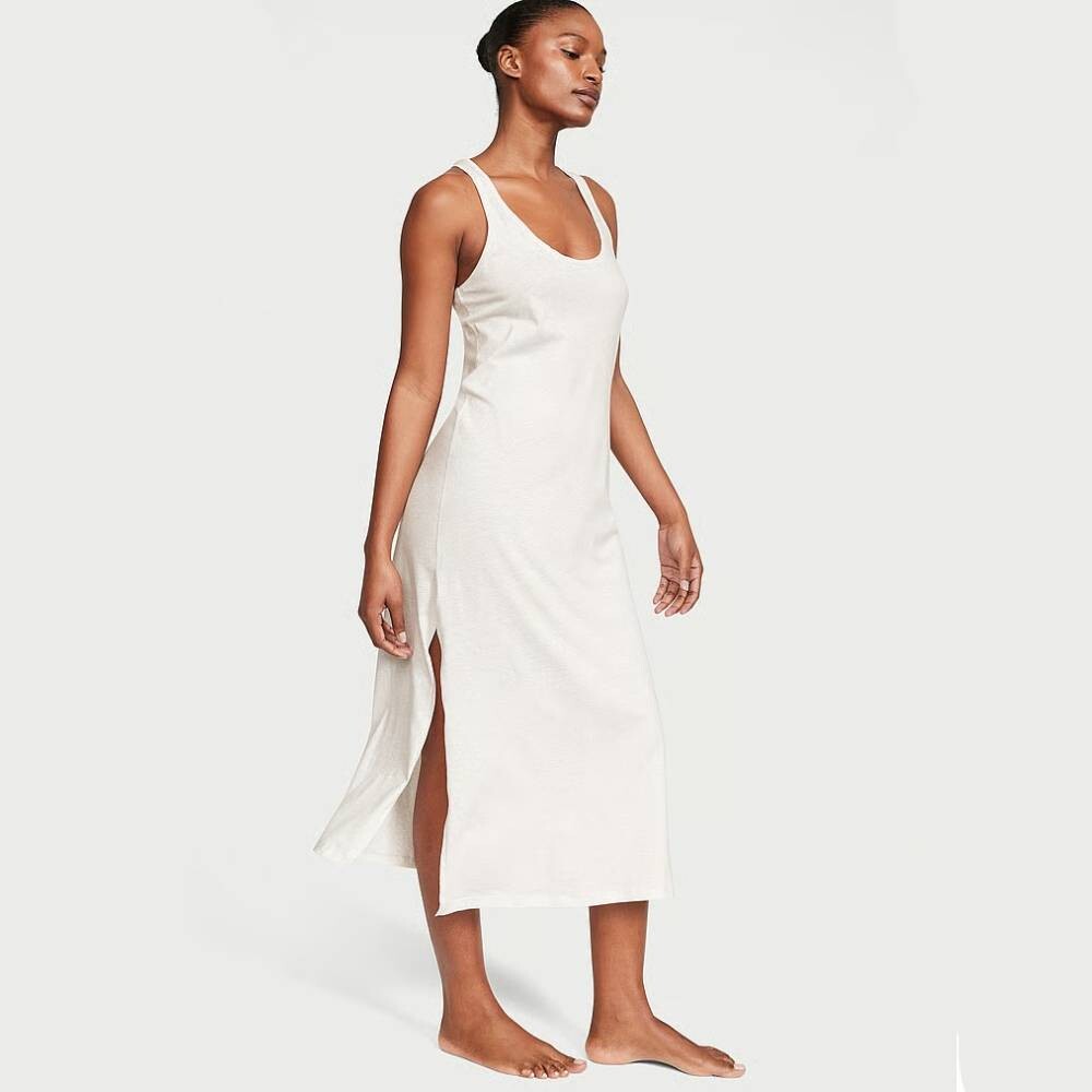 

Ночная рубашка Victoria's Secret Tank Maxi, светло-серый