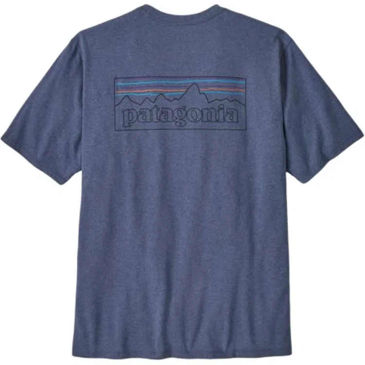 Мужская футболка с принтом Responsibili Tee Patagonia, All Blue/POCT
