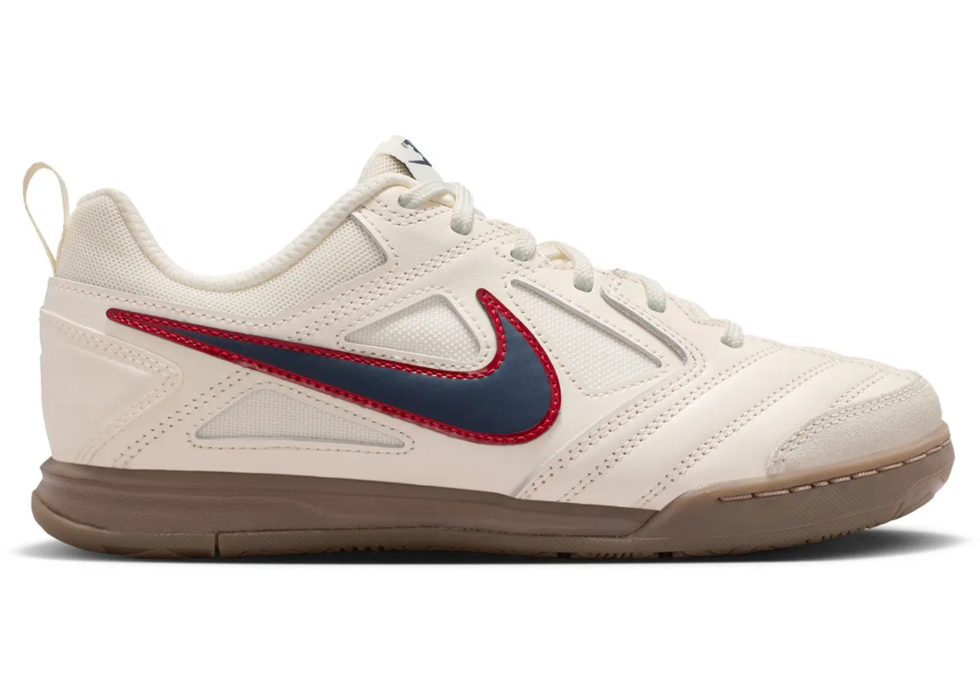 Детские кроссовки с замшевым верхом Nike Gato Nike, Pale Ivory/University Red/Gum Dark Brown/Thunder Blue