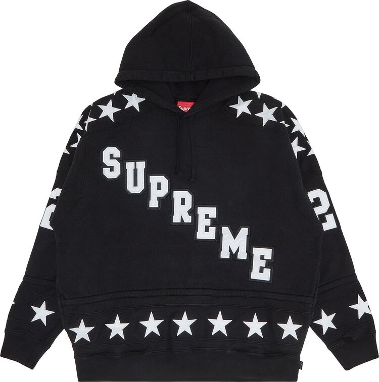 

Толстовка Supreme Hockey Hooded Sweatshirt 'Black', черный