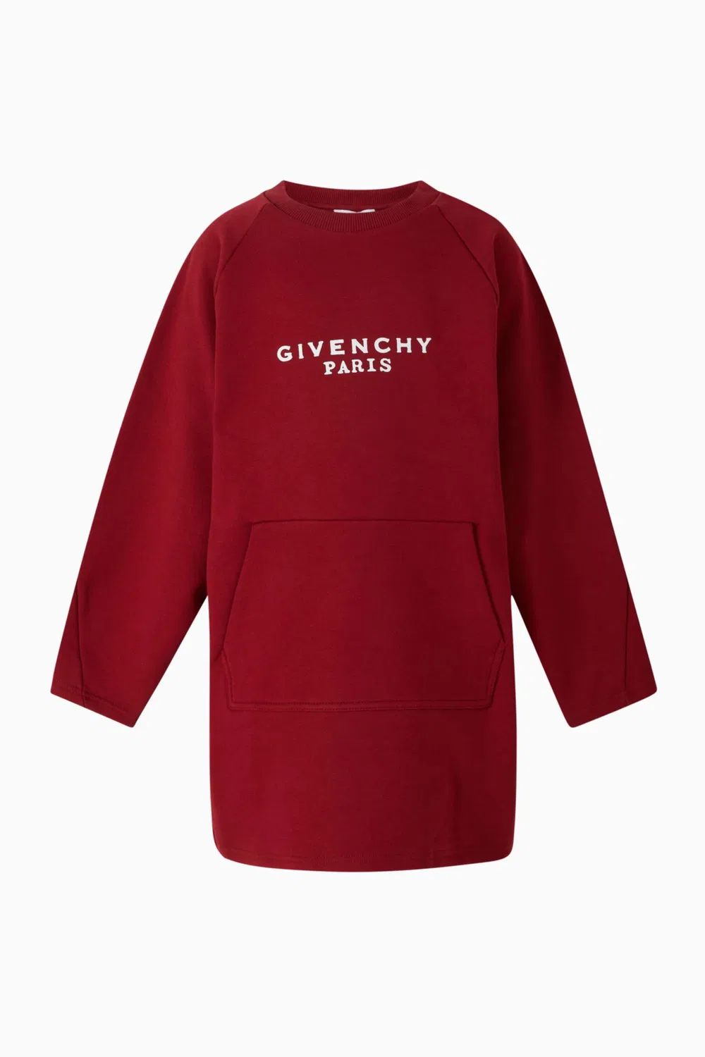 Платье из футера с логотипом Givenchy, красный