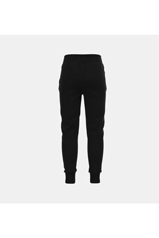 Детские джоггеры для девочек из флиса Rival Fleece Jogger Under Armour, Черный — фото 3