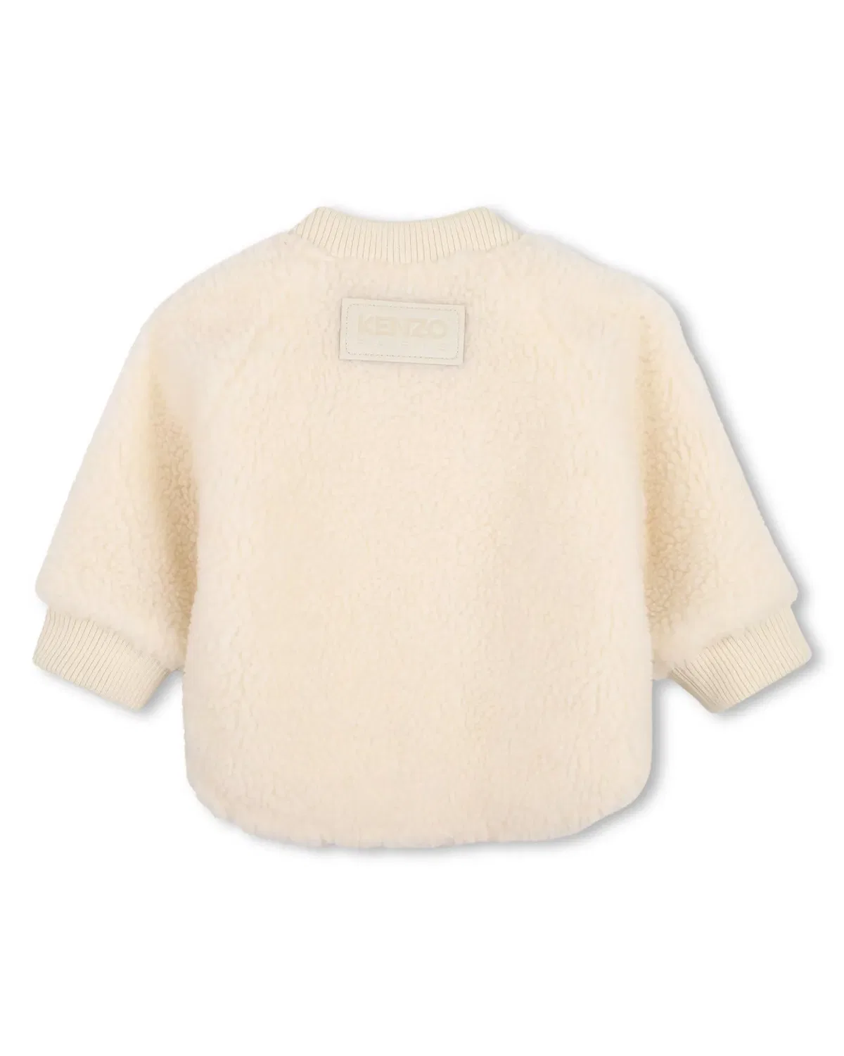 Детская куртка для мальчиков из флиса Kenzo Kids, Marrón Claro — фото 3
