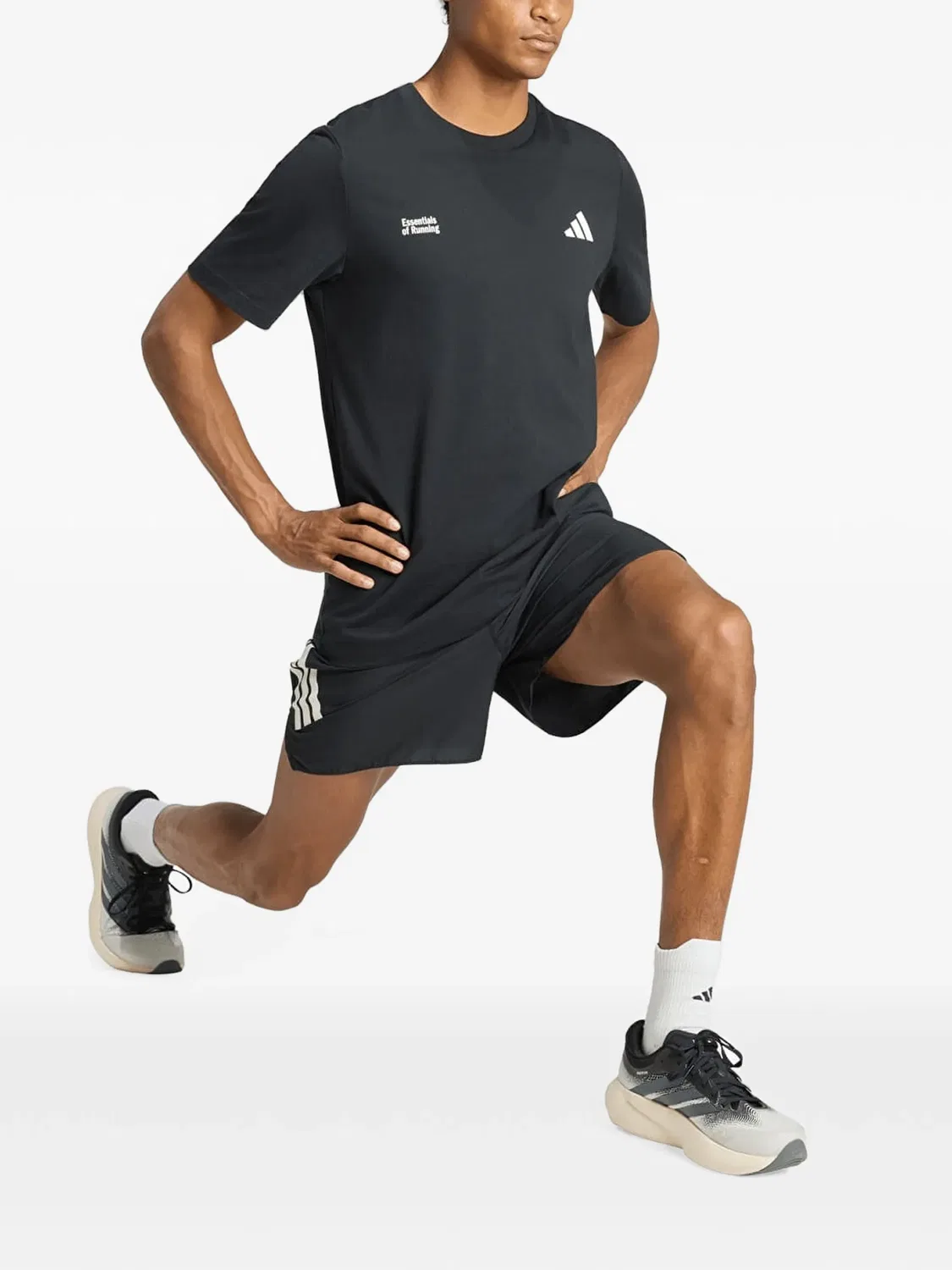 Футболка с графичным принтом Adidas, черный — фото 2
