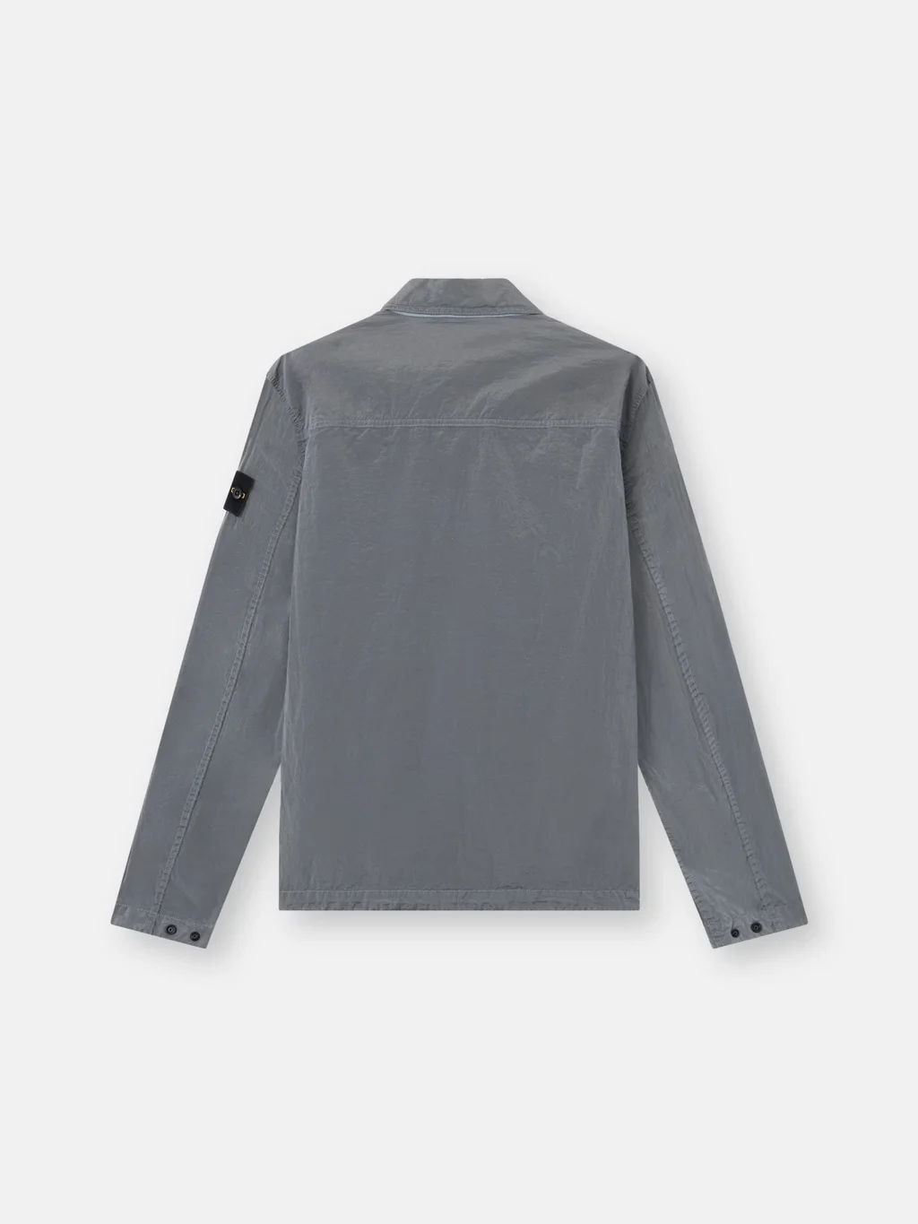 Рубашка-куртка Stone Island Zip-up With Chest Pocket, пепельно-серый — фото 4