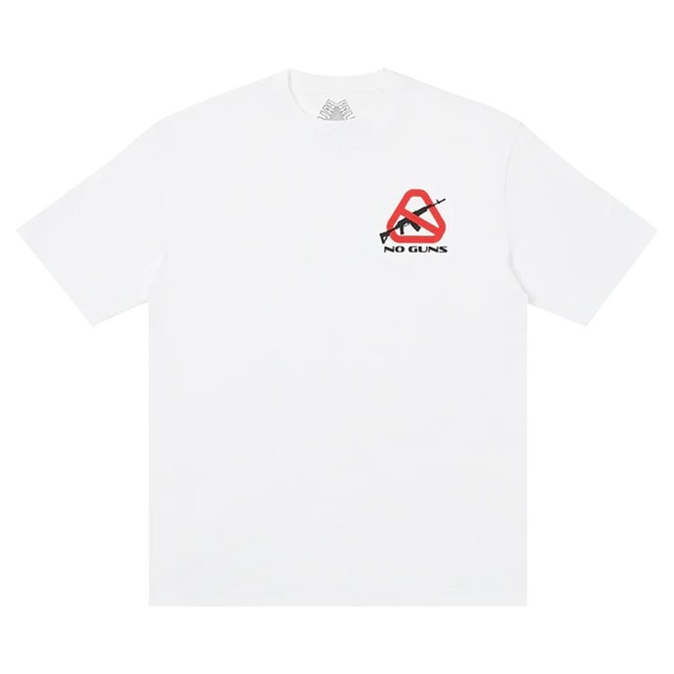 

Футболка Palace Nein Guns T-Shirt 'White', белый