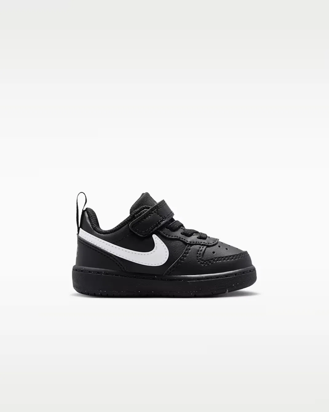 Детская/подростковая обувь Nike Court Borough Low Recraft, Black/Black/White — фото 3