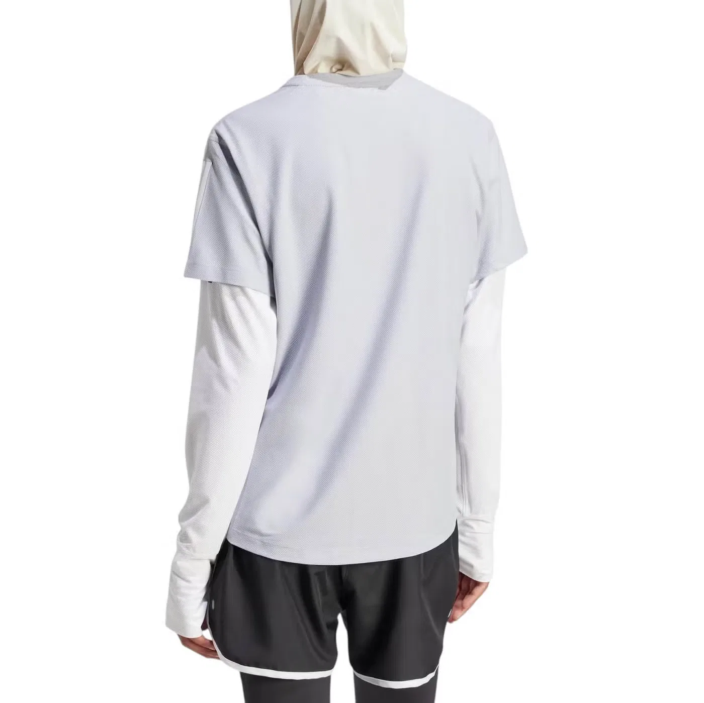 Футболка для бега Own The Run Adidas, серебристый — фото 3