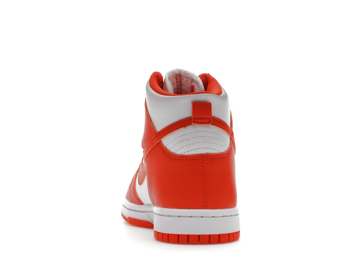 Детские кроссовки с высоким верхом Nike Dunk High SP Syracuse, White/Orange — фото 4