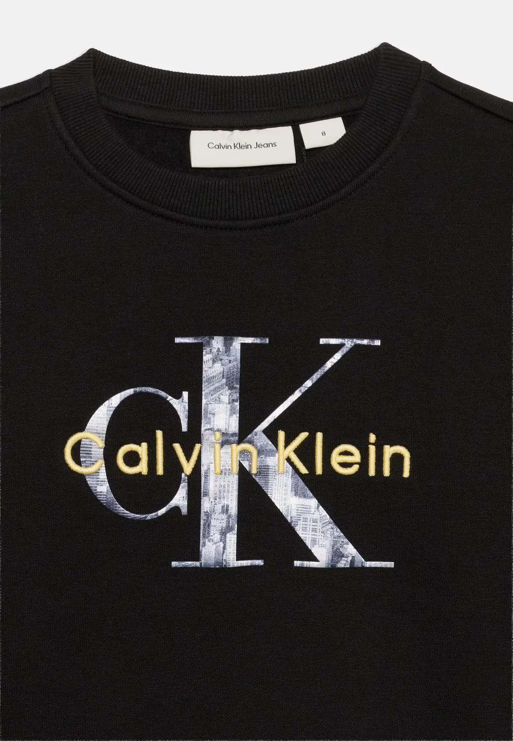 Толстовка с монологом унисекс - толстовка Calvin Klein Jeans, Black — фото 3