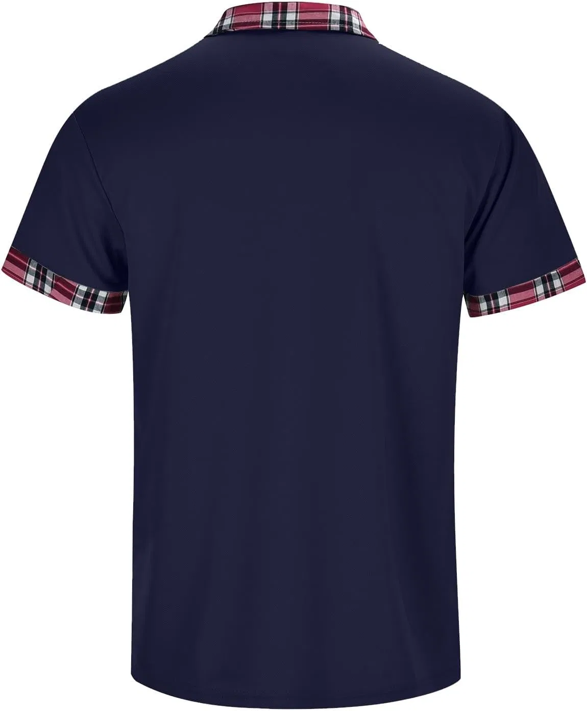 Мужская спортивная футболка поло с капюшоном Color Block, Navy — фото 4