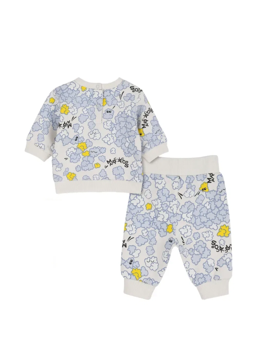Спортивный костюм с логотипом Marc Jacobs Kids, бежевый — фото 2