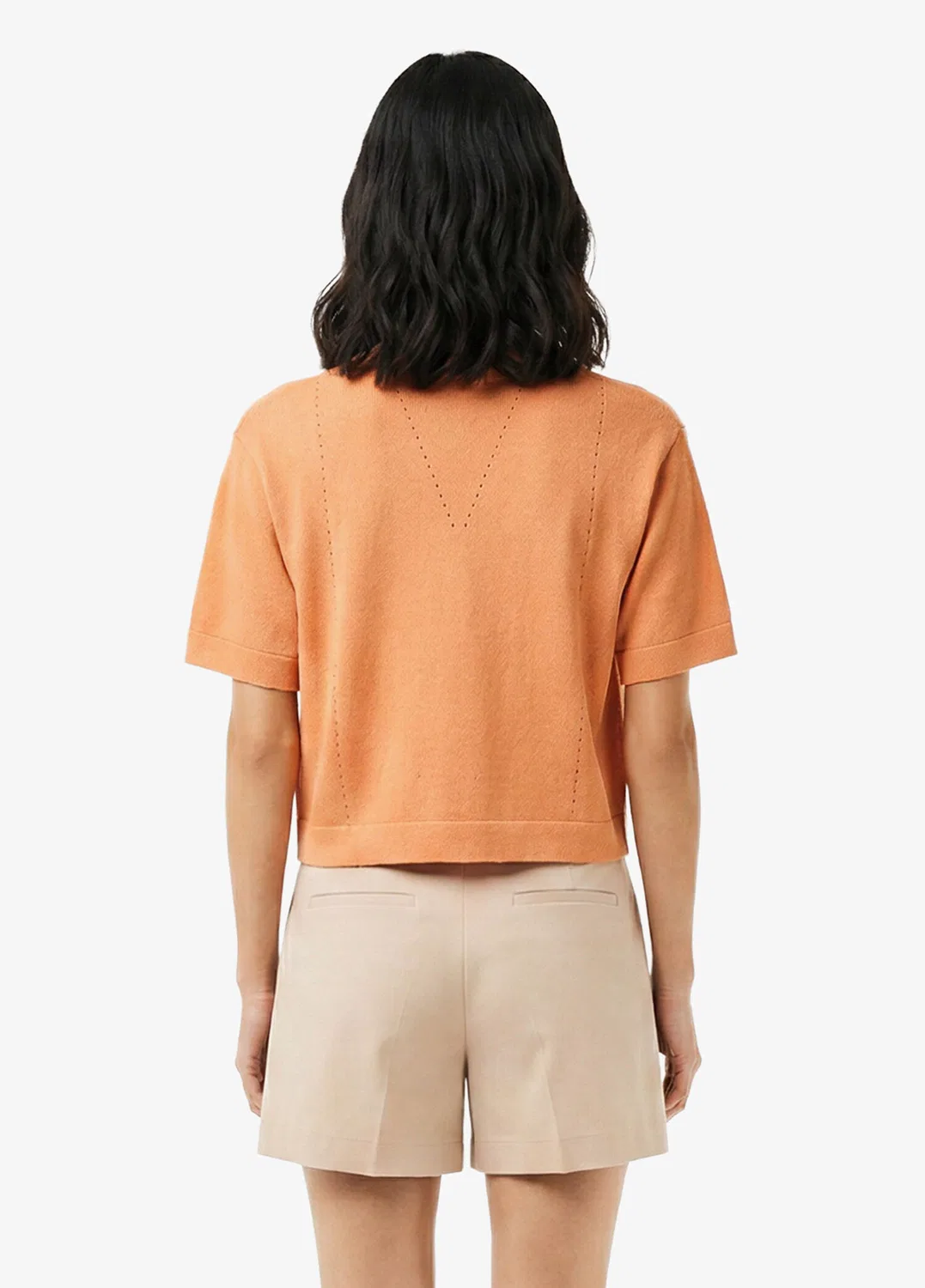 Халат Lacoste Relaxed Fit, оранжевый — фото 2