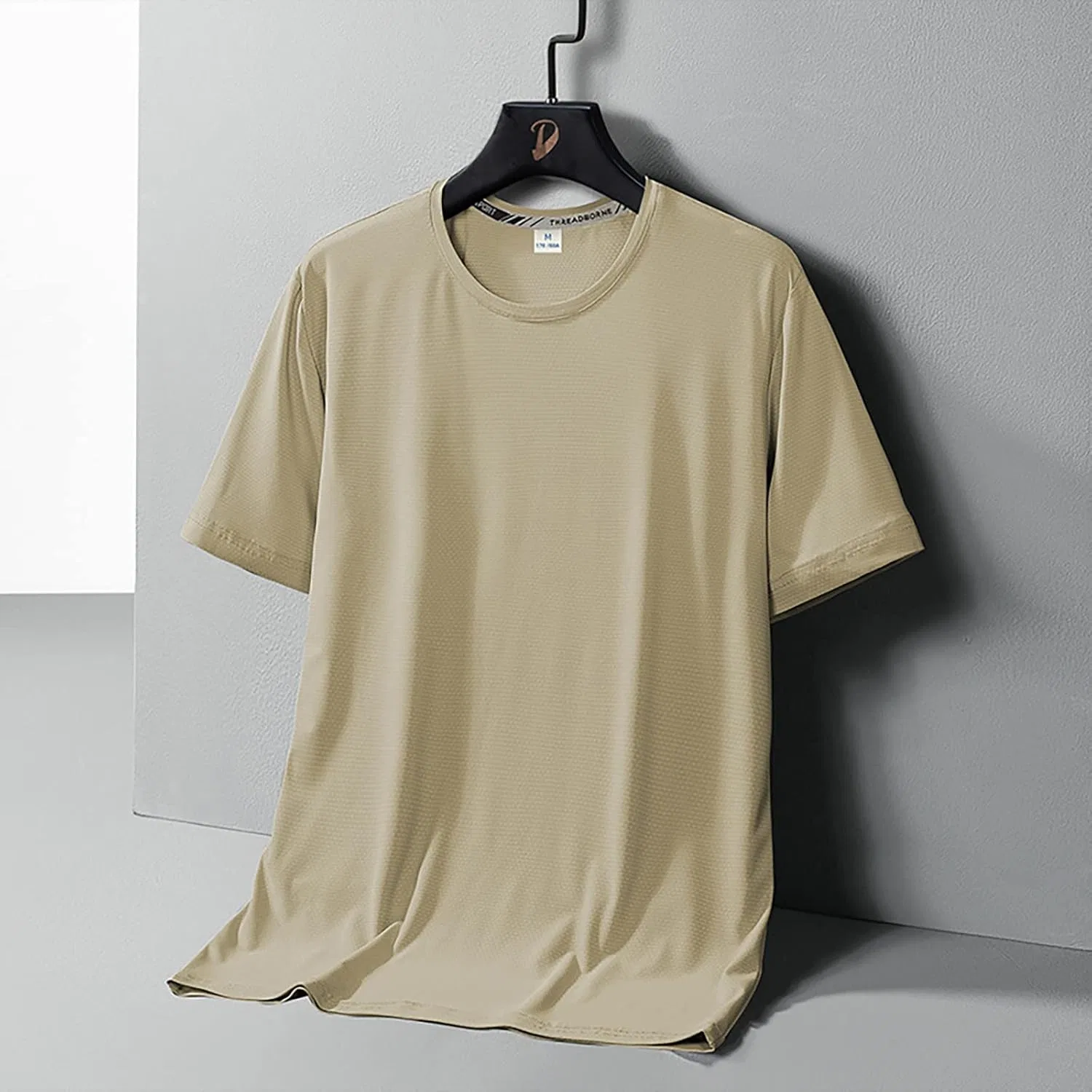 Мужская быстросохнущая футболка для тренировок Ice Silk, Khaki — фото 2