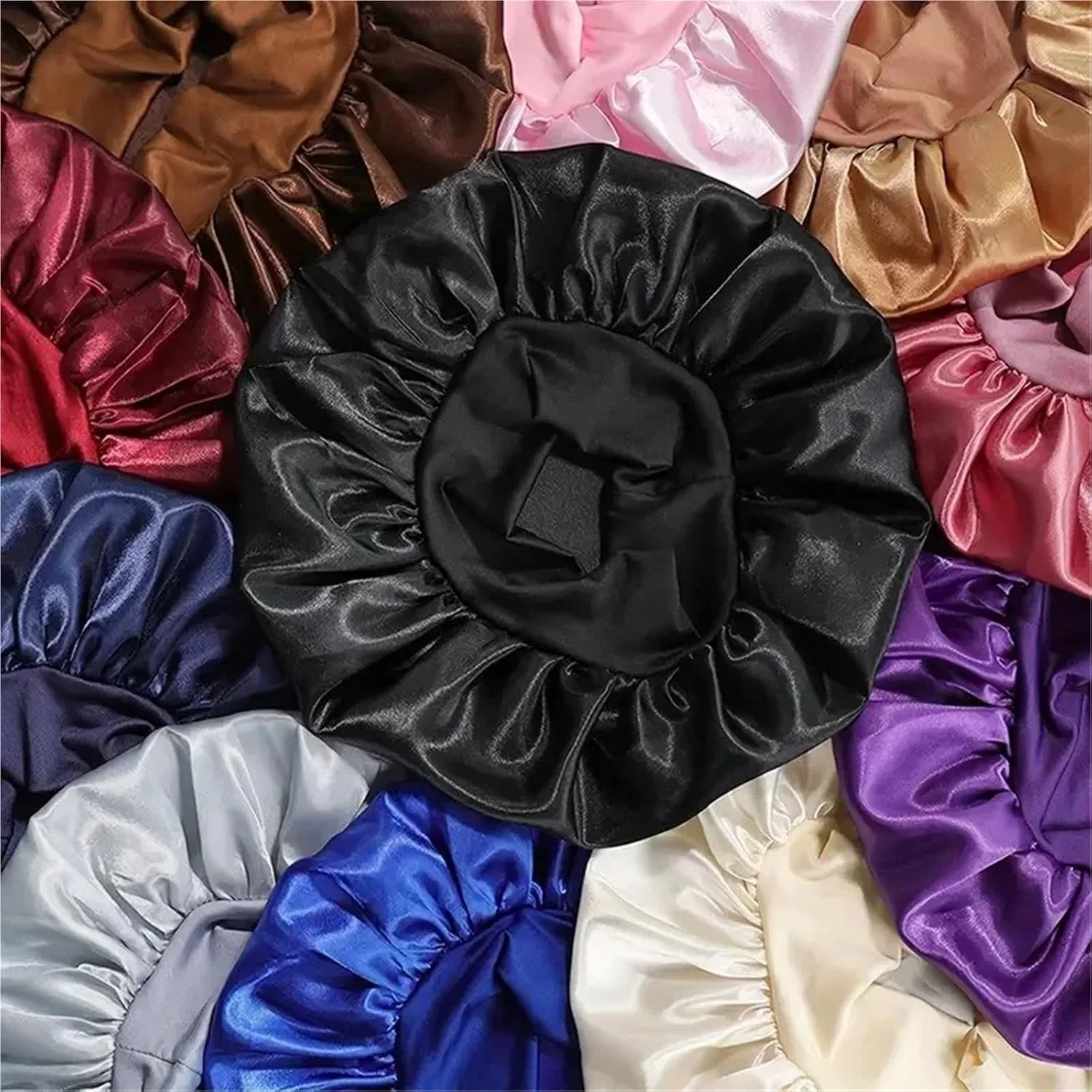 Шапочка для душа Satin, фиолетовый Generisch — фото 4