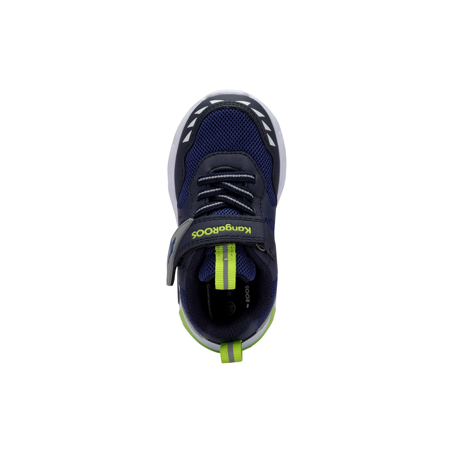 Детские кроссовки со световыми эффектами KangaROOS, Dark Navy/Lime — фото 4