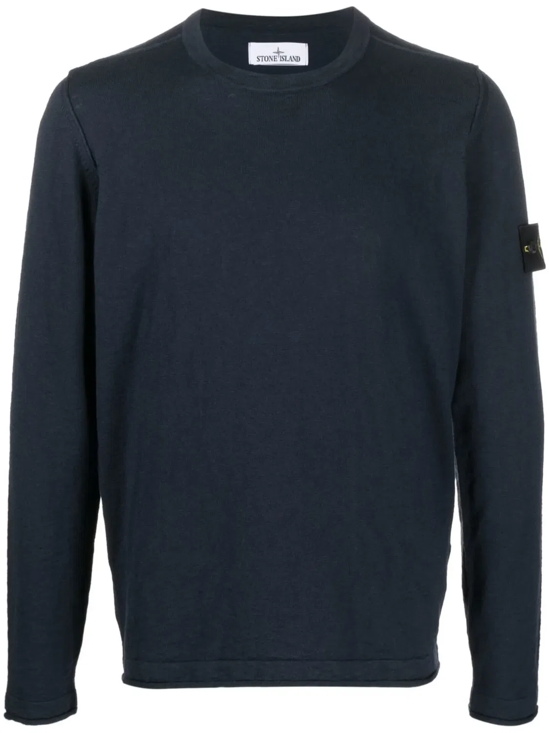 Stone Island Джемпер с нашивкой на рукаве, синий
