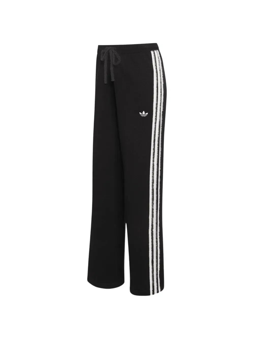 Спортивные брюки Firebird с вышитым логотипом и боковыми полосками Adidas, черный