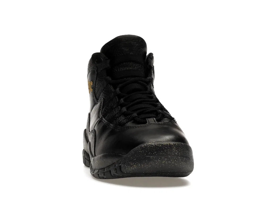 Детские кроссовки Lifestyle Jordan 10 Retro Jordan, Black/Dark Grey-Metallic Gold — фото 2