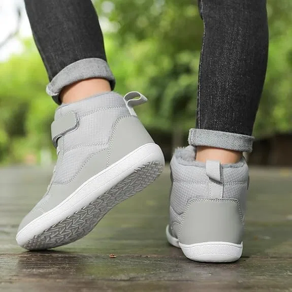 Детские зимние ботинки для снега с широким носком HICKMONBER, Grey — фото 3