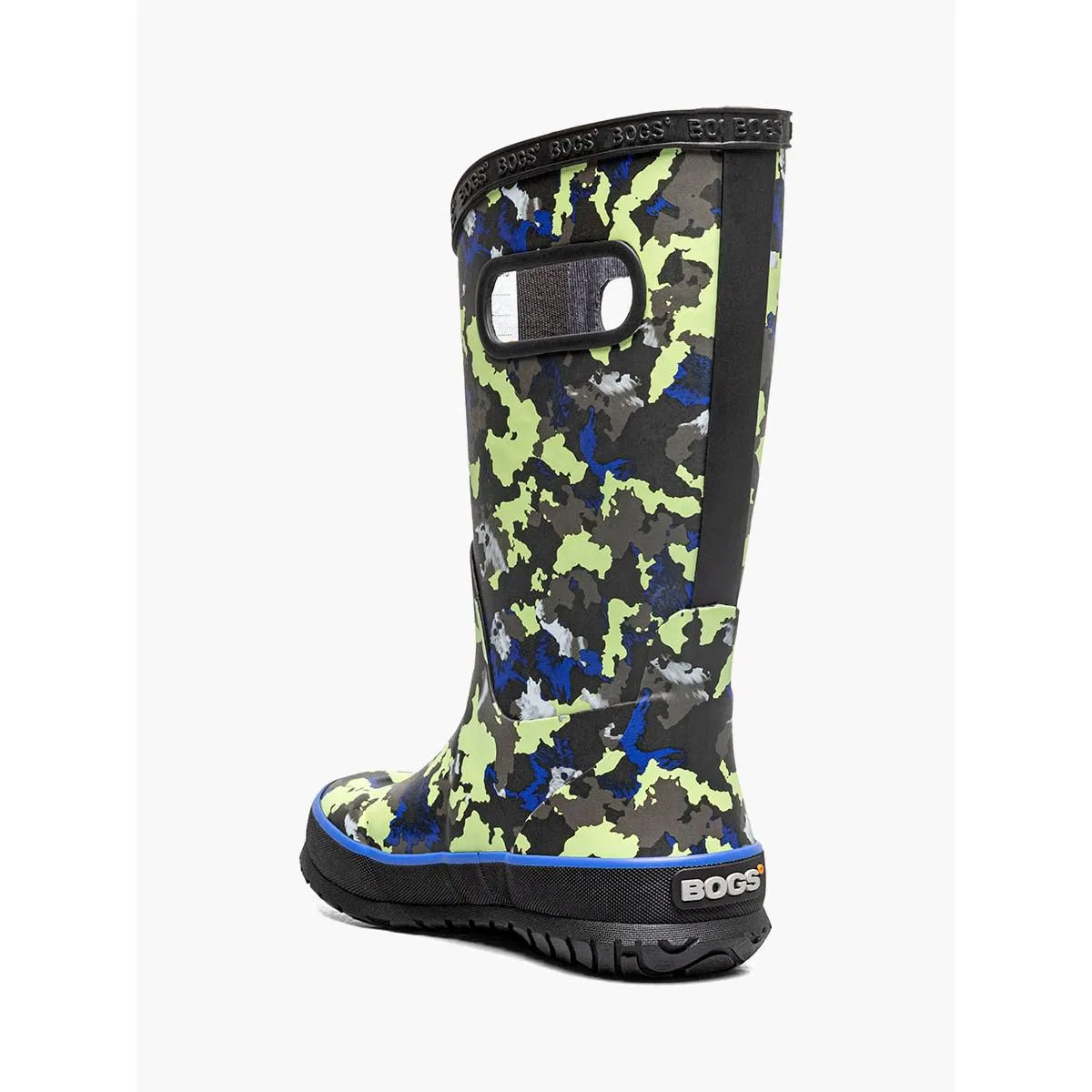 Детские сапоги для девочек водонепроницаемые Camo Texture Bogs, Black Multi — фото 2