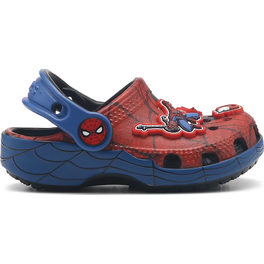 Детские классические сабо Spiderman Crocs, Red — фото 2