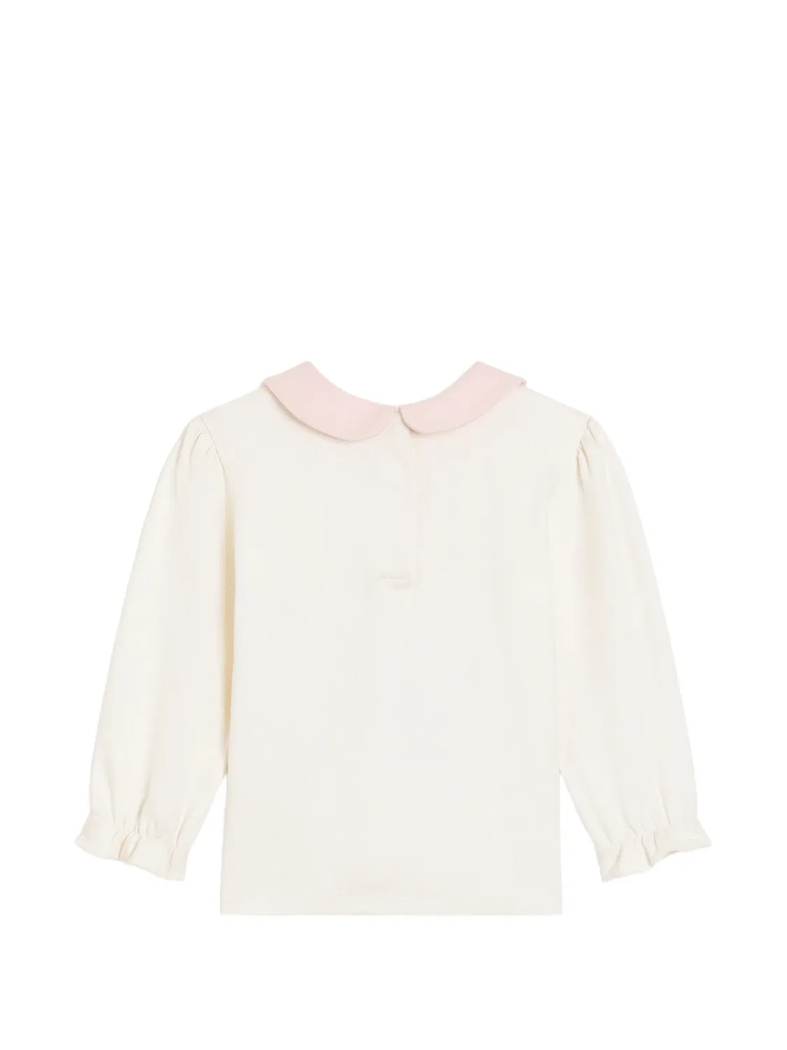 Футболка с вышивкой Dolce & Gabbana Kids, нейтральные цвета — фото 2