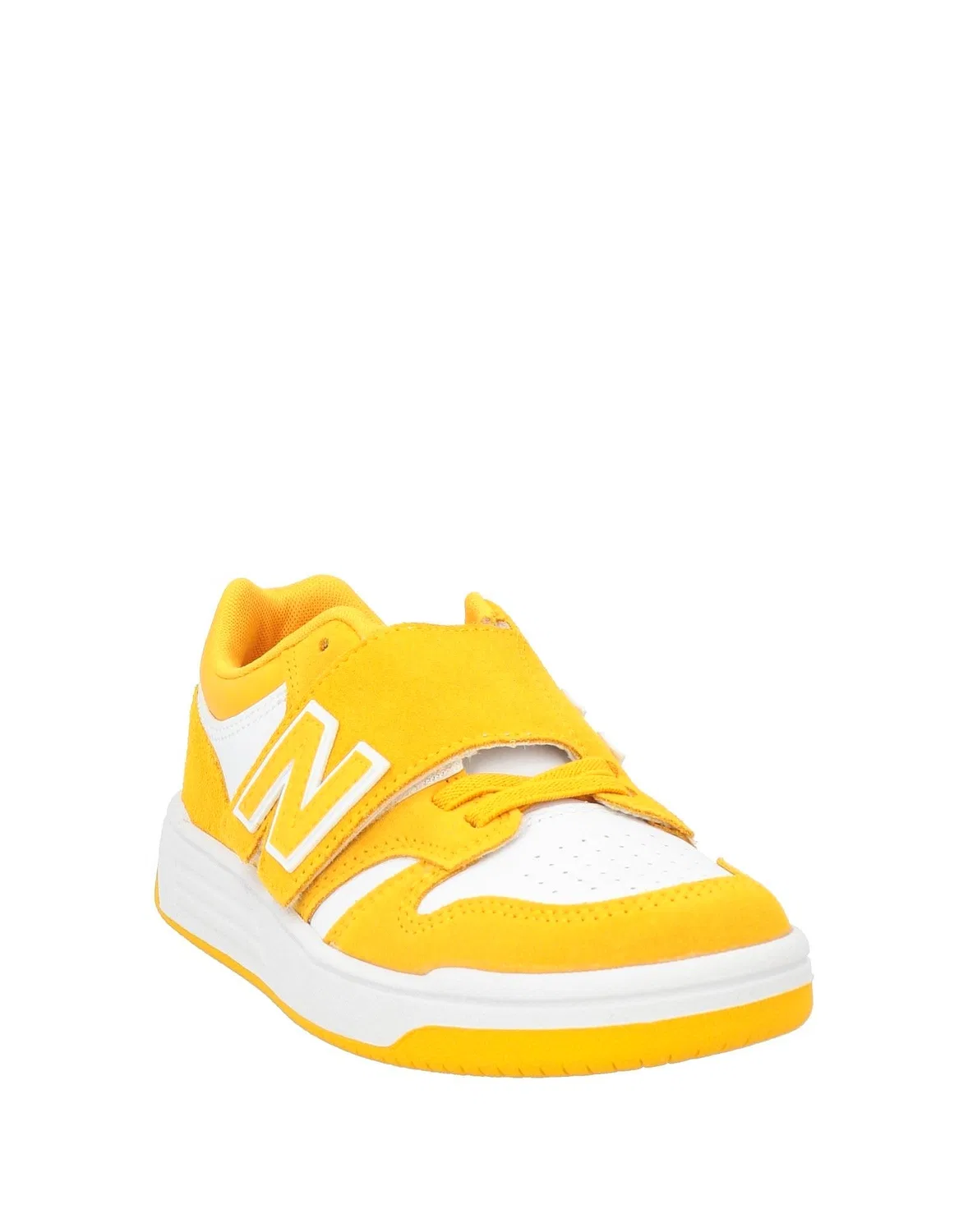 Детские кроссовки на липучке New Balance, желтый — фото 2