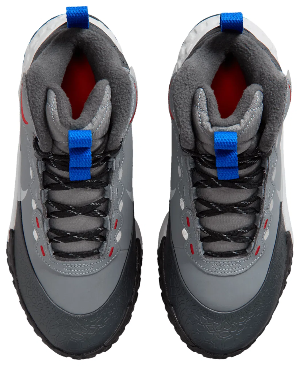 Детские ботинки для мальчиков с текстильным верхом Nike Terrascout, Cool Grey/Pure Platinum/Anthracite — фото 4