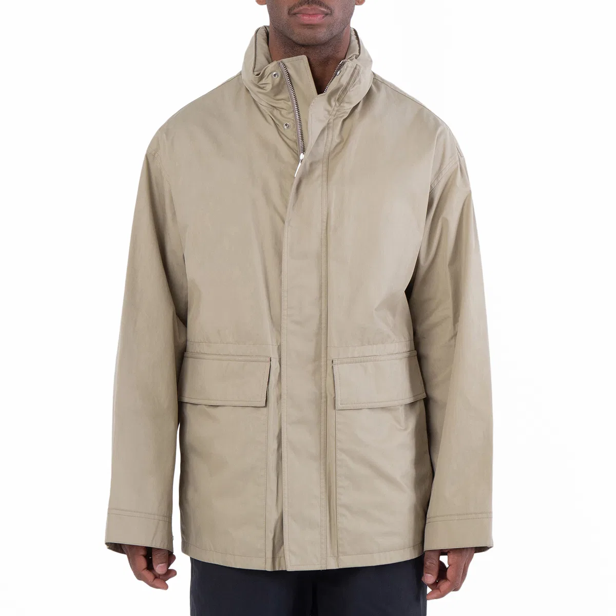 Парка из хлопка с вышивкой Ekd-Embroidered Cotton Parka Burberry, Hunter
