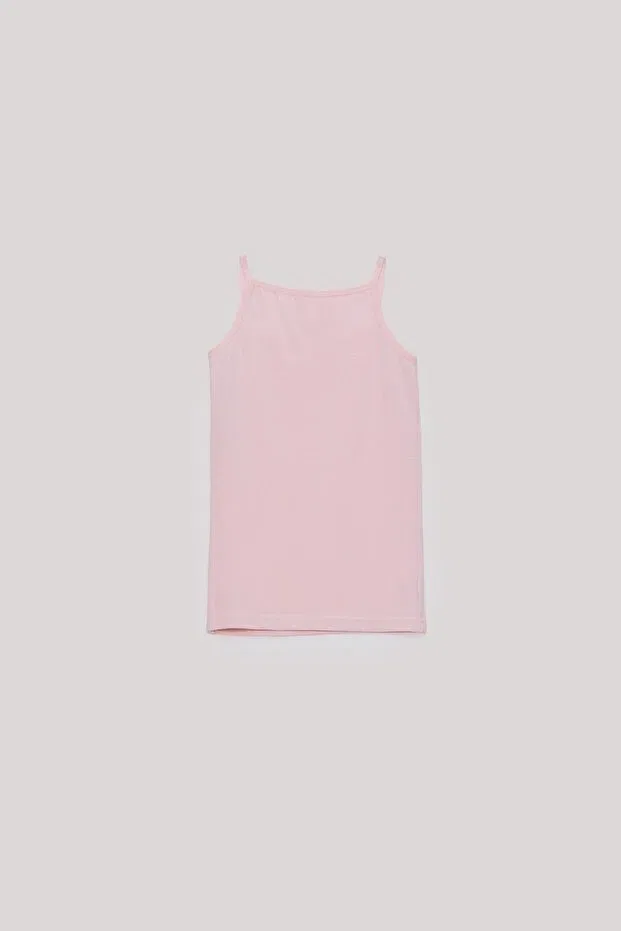Детское нижнее белье для девочек без рукавов Tyess, Pink — фото 3